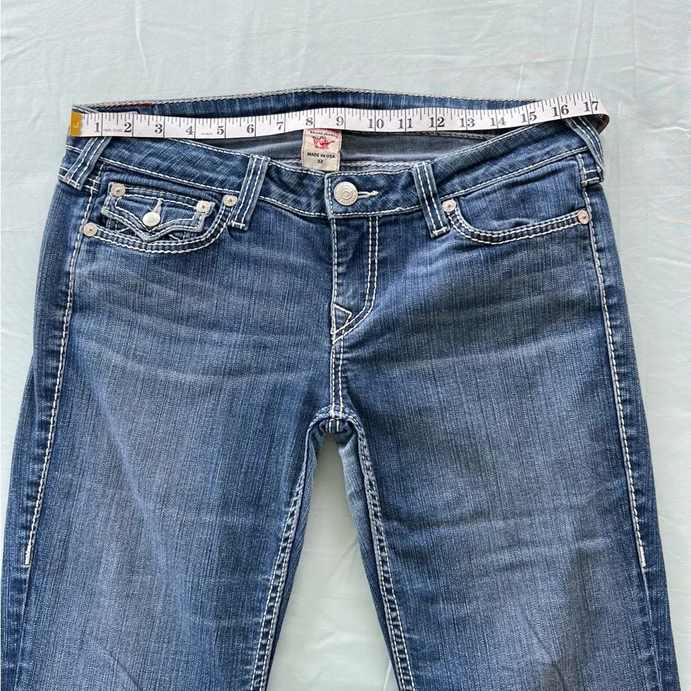 True  Religion Section Billy Men's Size 32 Blue Denim Straight Seat Jeans